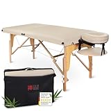 ZEN® StartUp Massageliege klappbar & Mobile Massagetisch aus Holz, stabile...
