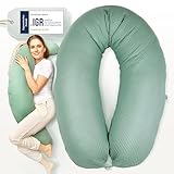 sei Design XXL Stillkissen 190x30 mit Musselin-Bezug ergonomisch,...