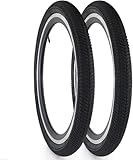 GRELiving 2er-Pack Kindfahrrad Reifen 20x2.125 Faltbar Mantel Ersatzreifen Kids...