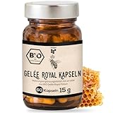 beegut BIO Gelée Royale Kapseln, 60 Kapseln mit je 170mg Pulver = 500mg pures...
