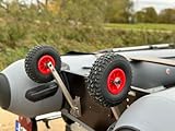 Heckräder Slipräder Schlauchbooträder Transporträder Edelstahl Schlauchboot...