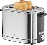 WMF Lono Toaster 2 Scheiben Edelstahl, Doppelschlitz Toaster für große...