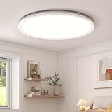 Aisutha Deckenlampe Rund LED Deckenleuchte 18W, 5000K, 1800LM, IP54 Wasserdichte...