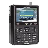 POFET Satelliten Messgerät Sat Finder, Satelliten-Finder-Signalmessgerät, mit...