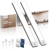 Schrankbeleuchtung Led Lampe mit Bewegungsmelder - 30cm 2200mAh Unterbauleuchte...