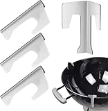 4 Stück Universal Edelstahl Abstandshalter, Feuerplatten Abstandshalter Set,...