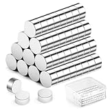 Oderra 60 Stück Mini Magnete, Kleine, 6x3mm, Neodym Magnet,Kühlschrank Magnete...