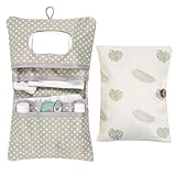 LAINIKE Windeltasche Organizer und Kosmetiktasche 2in1 Windeltasche Kleine...