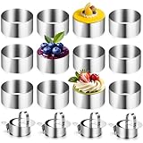 YSWOVUO Dessertringe Set Premium Edelstahl Speiseringe 24 Stück Dessertringe...