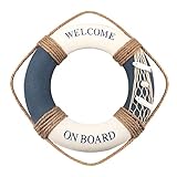 Nautische Rettungsring Dekoration Rettungsring Wandbehang Dekor Lebensring Home...
