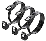 Cable Matters 3er-Pack 90 Grad rechter Winkel SATA III 45 cm Sata Kabel 6gb/s...