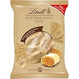 Lindt Blätterkrokant Kugeln Weiß | 90 g | Zartknuspriger Krokant gehüllt in...