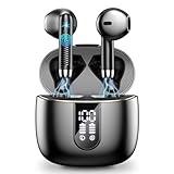 Bluetooth 5.3 Kopfhörer, In Ear Kopfhörer Kabellos mit 4 Mic, 48H Tiefer Bass...