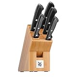 WMF Classic Line Messerblock mit Messerset 6-teilig, bestückt, 5 Messer,...