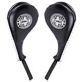Pratzen Boxen,Pratzen Kickboxen,Taekwondo Kick-Pads,Schwarz Doppel-Kick-Pads,1...