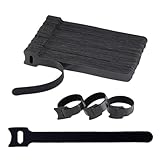 Klettkabelbinder, 100 Stück Wiederverwendbare Katzenförmig Kabel Klettband,...