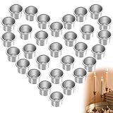 Aongray 30 Stück Kerzenhalter für Stabkerzen,Kerzentüllen Stabkerzenhalter...