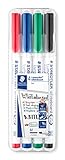 STAEDTLER Whiteboard pen Lumocolor, Rundspitze ca. 1 mm Linienbreite, trocken...