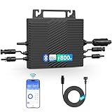 iRnergy Wechselrichter 800 W für Balkonkraftwerk, PV Mikrowechselrichter Micro...
