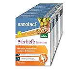 sanotact Bierhefe Tabletten (10 x 400 Tabletten) • 100% natürliche Bierhefe...