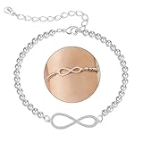 VEEDOFA Silberarmband für Damen, Hypoallergenes Massives 925er...