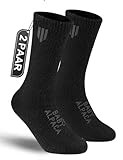 Juclise Alpaka Socken Wollsocken - Wärmende Dicke Thermosocken für Winter,...