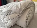 Merino Wool Luxuriöse Alpaka-Bettdecke aus Alpakawolle, Steppdecke –...