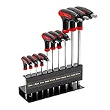 Wiltec Innensechskantschlüsselsatz 11tlg. 2-10mm mit 15-28cm Länge und...