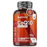 Coenzym Q10-200mg pro Kapsel - 120 vegane CoQ10 Kapseln - 4 Monate Vorrat - Aus...