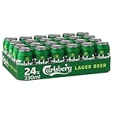 Carlsberg Premium Lager 5,0 % Vol. Dosenbier 0,33 l | 24 Lagerbiere mit feiner...