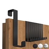 4smile Türhaken zum Einhängen - 10er Set solide Kleiderhaken Tür - Einzeln...