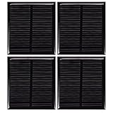 Mini Solarzellen,4 Stück Solarpanel,Mikro Solarmodul Kit,Polykristallines...