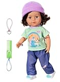 BABY born Brother Play & Style 43cm, Jungen Puppe mit Haaren und 7 lebensechten...