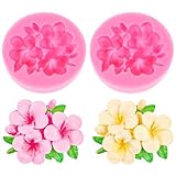 2 Stück Silikonform Blumen,3D Blume Silikon Formen,Blumen Kerzen Form,Blume...