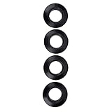GLOGLOW 4 Stücke Gummi Drip Ringe, Durable Praktische Universal Gummi Drip...