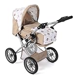 Bayer Chic 2000® 3in1 Kombi Puppenwagen Leni - Bärchen Beige - faltbar,...