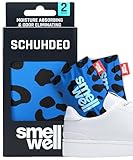 SmellWell Active Geruchsentferner - Schuhdeo - Bambusaktivkohle Geruchsabsorber...