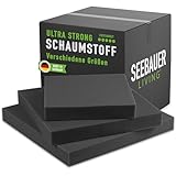 SEEBAUER living Schaumstoff Ultra Strong RG 60/70 (Sehr fest) 30 x 30 x 2 cm...