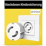 20 Stück Steckdosen Kindersicherung, Steckdosenschutz zum Stecken, Steckdosen...