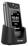 Funker C250 Comfort 4G - Klapphandy 4G für Senioren, Tasten und große Tasten,...