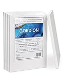 Gordion Keilrahmen 5er Set - 20x30 cm Rahmenleinwand mit 280g starkem Baumwoll...