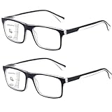 Missfive 2 Pack Gleitsichtbrille Herren Gleitsicht Lesebrille Multifokale...