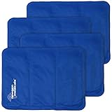 Newgen Medicals Kühltuch: 4er-Set kühlende Kissenauflagen, 30 x 40 cm, blau...