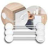 reer 72040 Multi-Sicherung 3 Stück Vorteilspack, Kindersicherung für Schrank,...