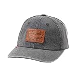 Levi's Herren Relaxed Dad Heritage Cap, Regular Grey, Einheitsgröße