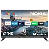 Nokia 24 Zoll (60cm) Google TV 24” HD 12V (WLAN, Triple Tuner DVB-C/S2/T2) –...