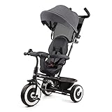 Kinderkraft ASTON Dreirad ab 9 Monate bis 25 kg, Kinderdreirad mit schubstange,...