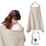 Stilltuch für Unterwegs Breastfeeding Cover Stilltuch 71 * 95cm Stillschal für...