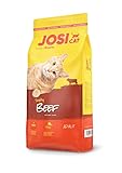 JosiCat Tasty Beef (1 x 10 kg), Premium Trockenfutter für ausgewachsene Katzen,...