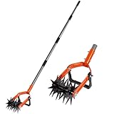 Walensee Rotationsgrubber, verstellbare Garten Kultivator Gartenfräse, 2-in-1...
